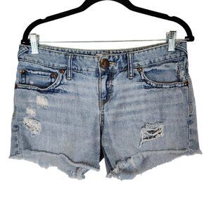 Distressed Denim Women Shorts